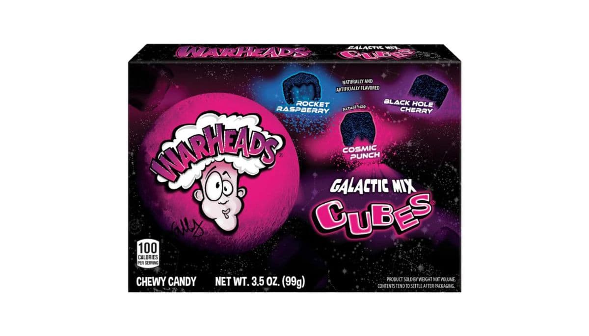 Warheads Galactic Mix Cubes Theater Box - USA