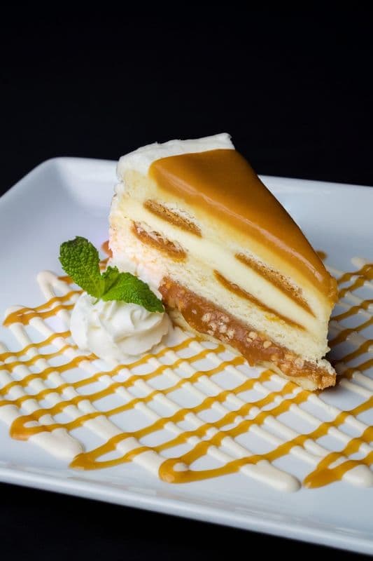 Salted Vanilla Caramel Crunch Cake