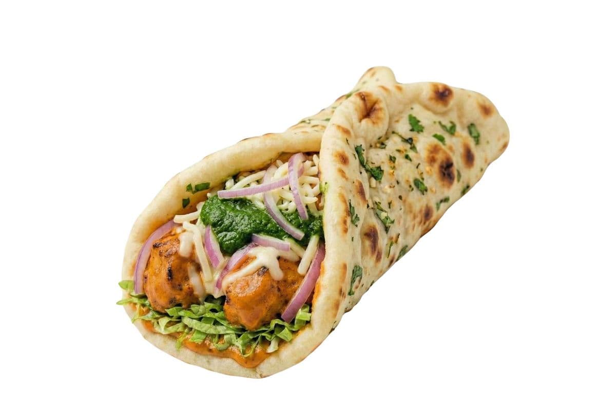 Chicken tikka naan roll