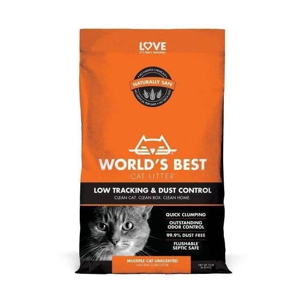 World's Best Cat Litter Multi-Cat Unscented - Low Tracking 28lbs