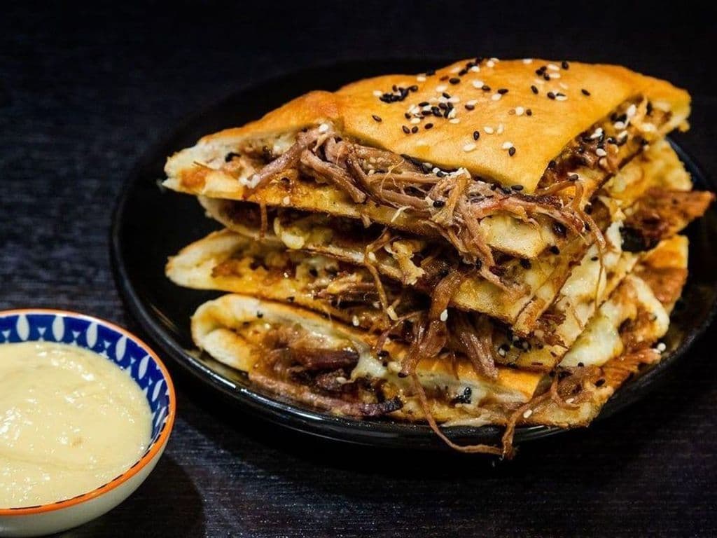 Smoked Brisket Naan