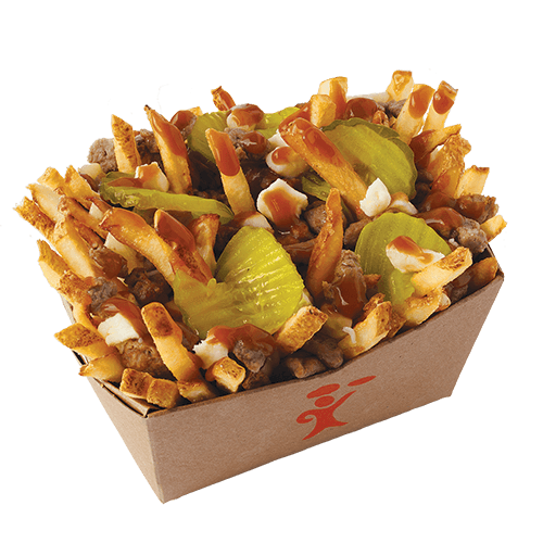 Poutine cheeseburger