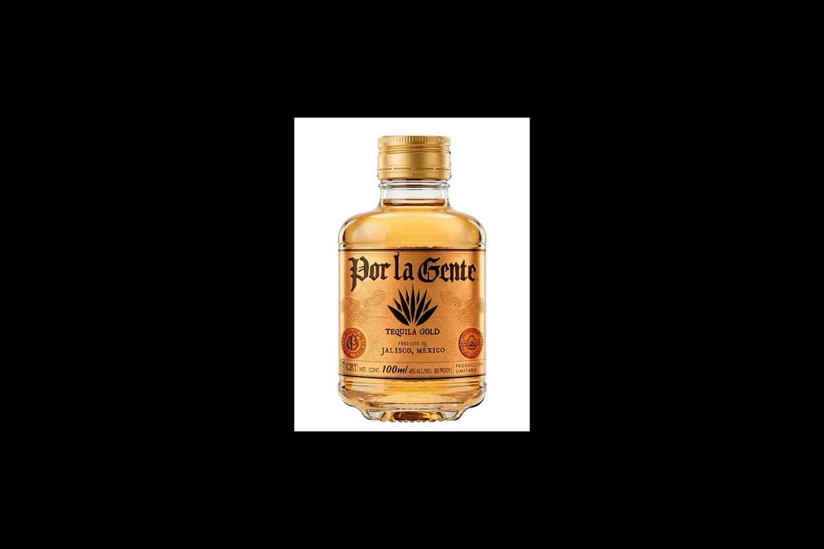 POR LA GENTE GOLD TEQUILA - 100ML (1 x 100ML)