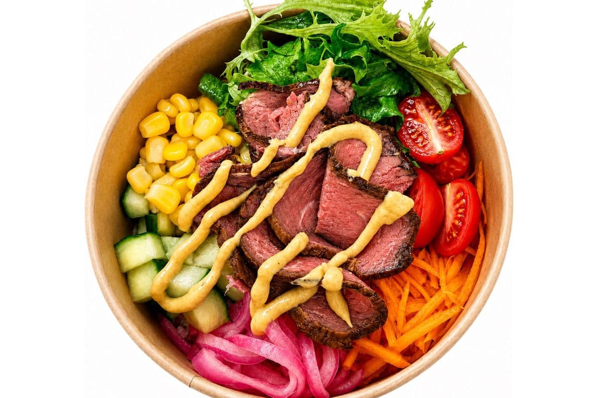 Beef (Pastrami) Poke Bowl