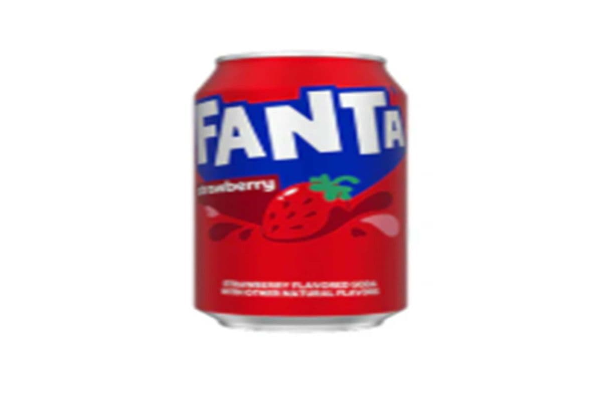 Fanta caffeine free strawberry (355ml) (170 Cal)