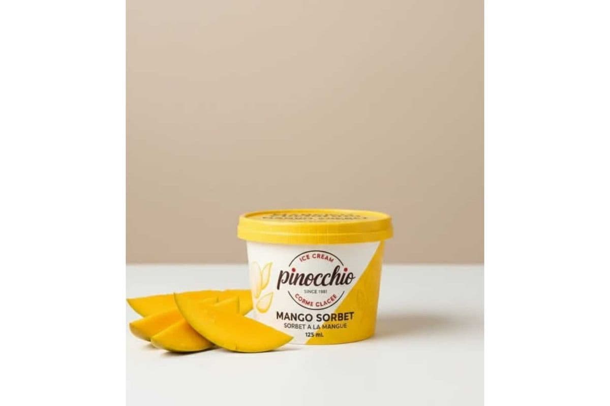 Pinocchio Ice Cream Mango (Vegan) (125mL)