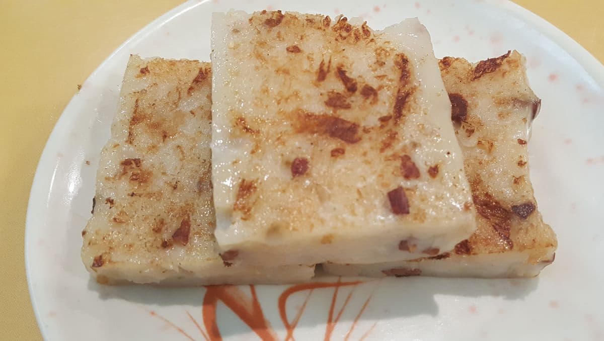 Grilled Turnip Cake (dry Shrimp and Pork) (3 Pcs)