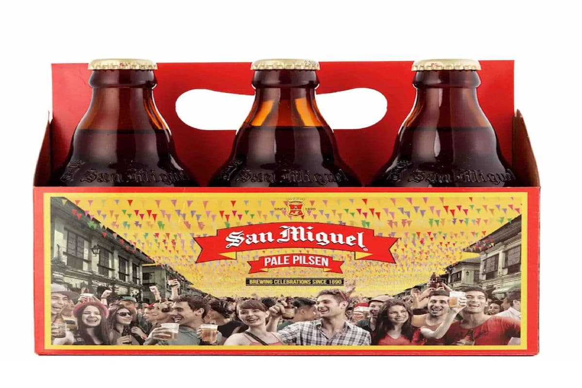 San Miguel Pale Pilsner Beer 6 Bottles (6 x 330ml)