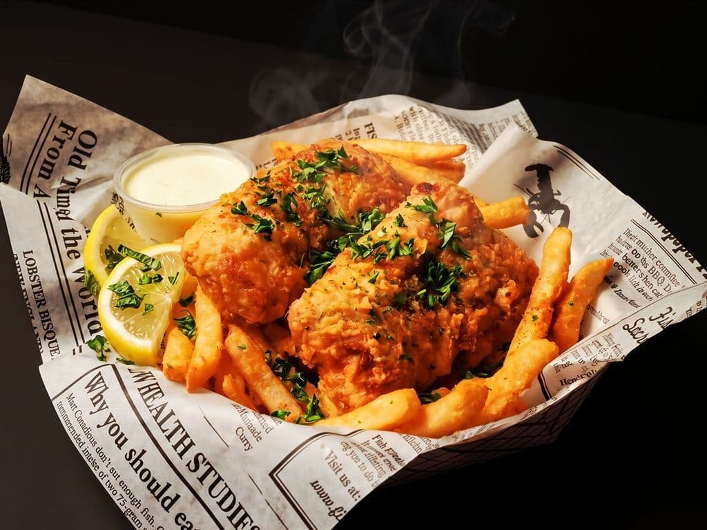 Fish & Chips ( 2 pcs 5 oz )