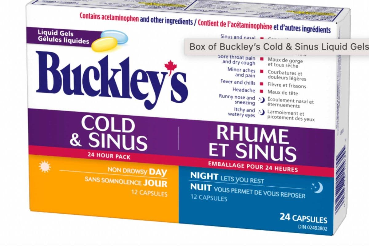 BUCKLEY'S COLD AND SINUS DAY AND NIGHT 24 PACK (24 CAPSULES )