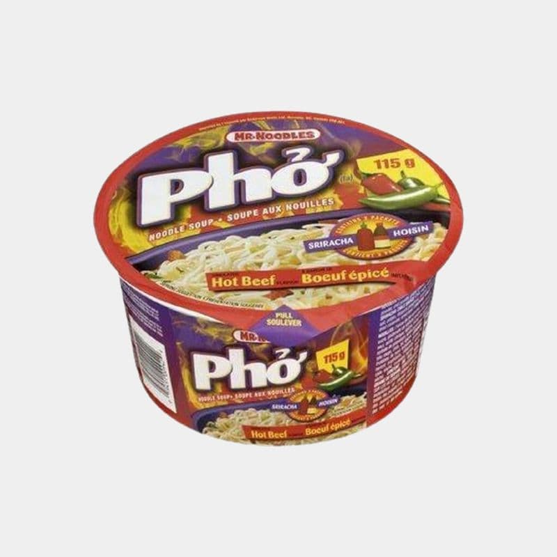 Mr. Noodles Instant Hot Beef Flavoured Noodle Pho Soup