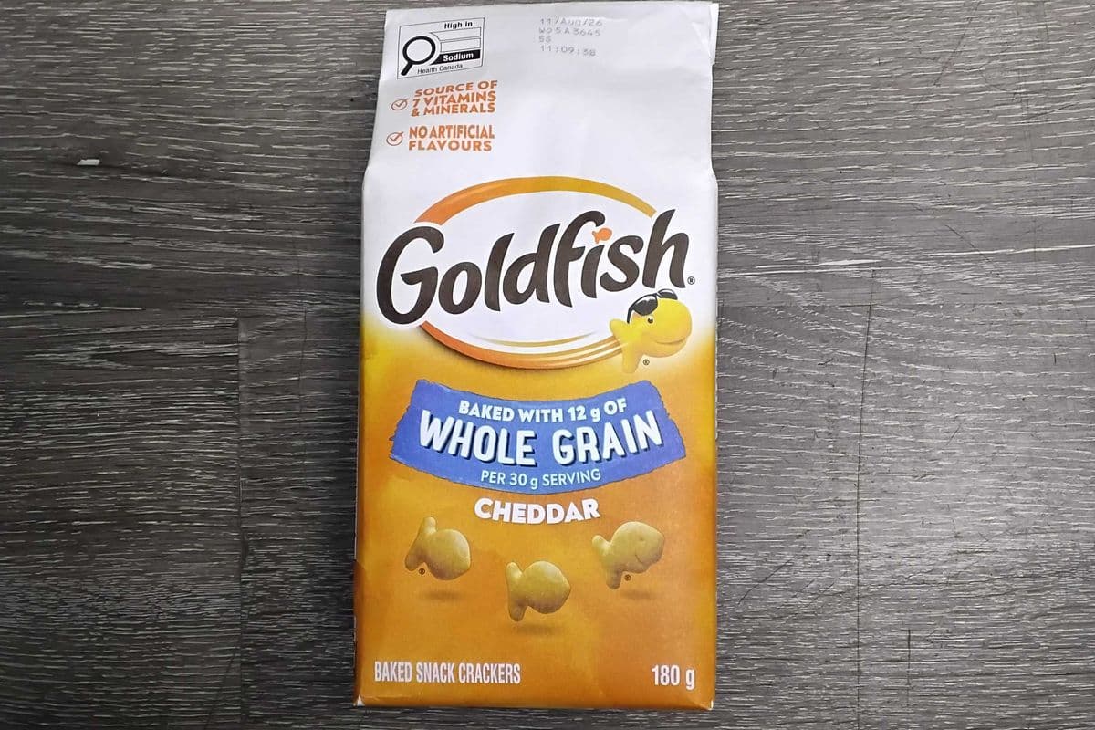 Goldfish whole grain cheddar (180g)
