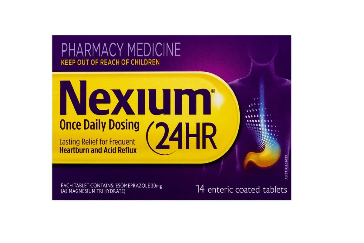 NEXIUM 24HR 20MG CAPSULES 14 PACK (14 CAPSULES)