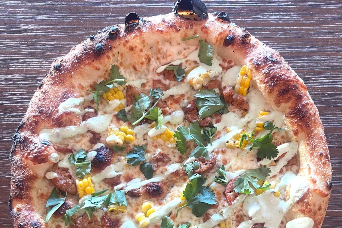 NEW FEATURE - Sweet Corn & Sausage Pizza