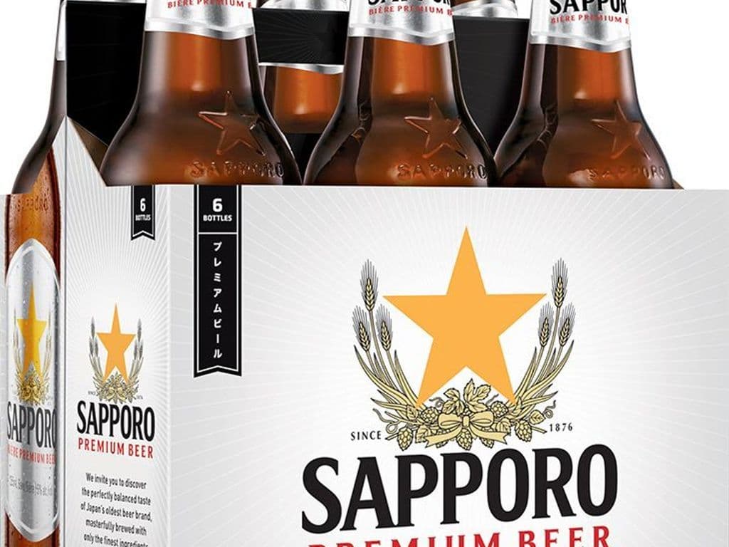 Sapporo Premium Lager Bottles (355 ml x 6 ct)
