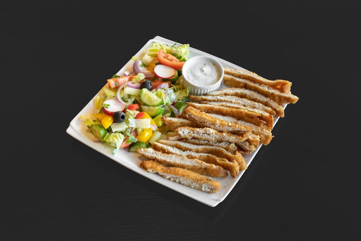 Chicken Escalope with Salad