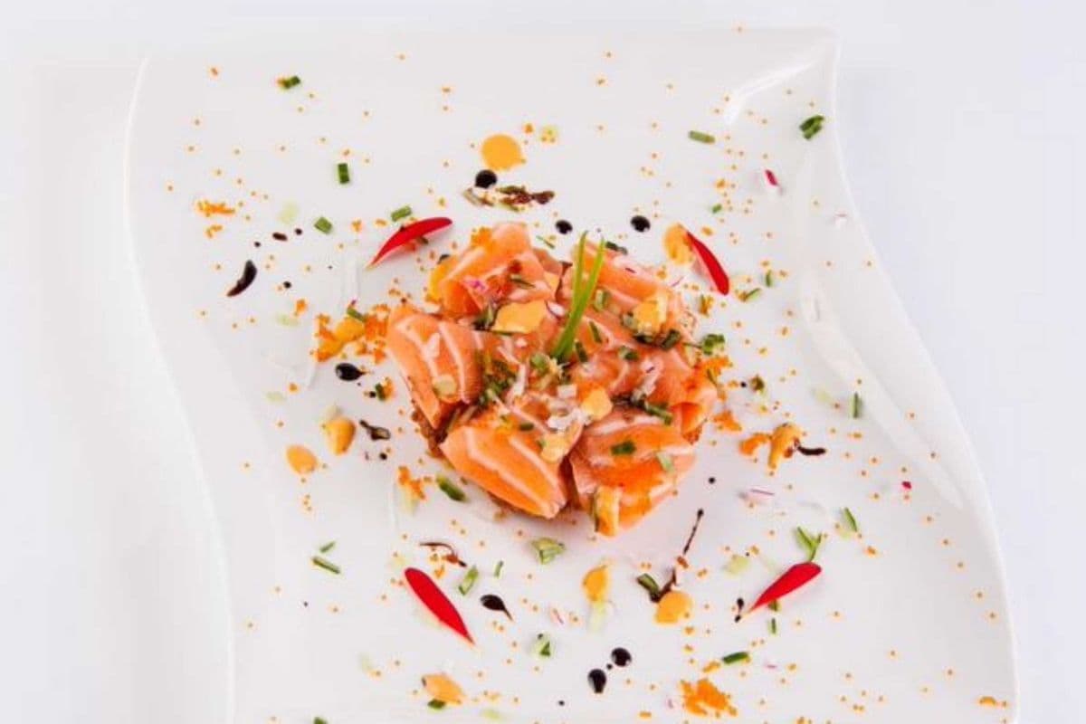 Salmon Sushi Pizza
