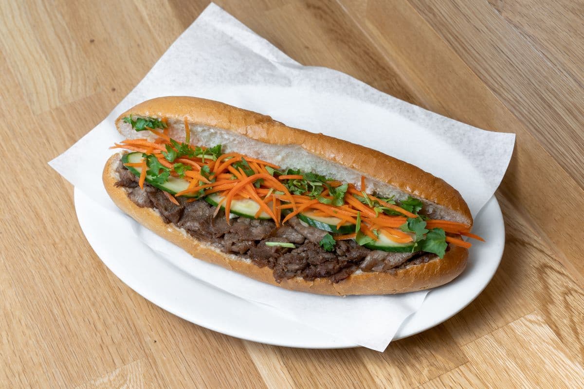 7. Marinated Beef Vietnamese Sub