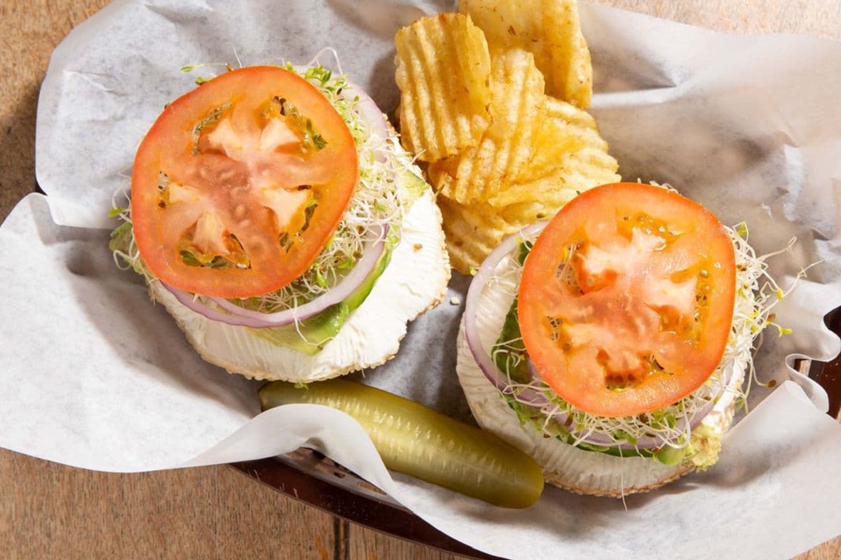 Cream Cheese Veggie Sandwich
