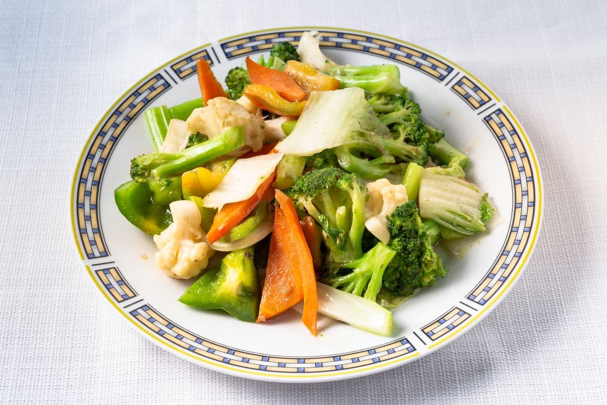 54. Pan-Fried Fresh Mixed Vegetables