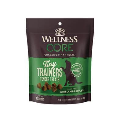 Wellness CORE Tiny Trainers Tender Treats Grain Free Lamb & Apple Dog Treats 6 oz