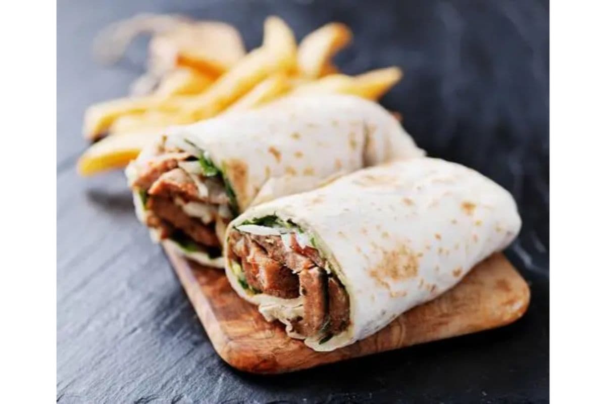 Lamb Skewer Sandwich