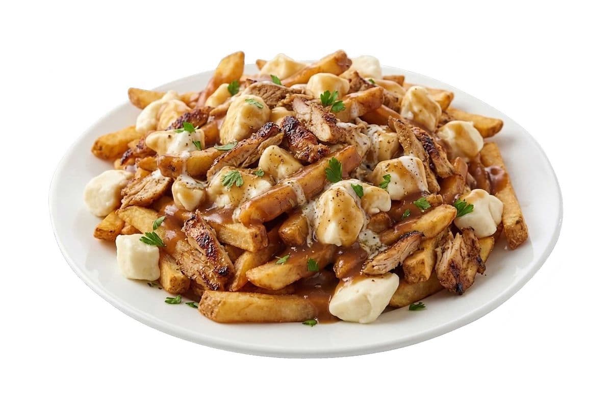 Chicken or Beef Shawarma Poutine (980 Cal)