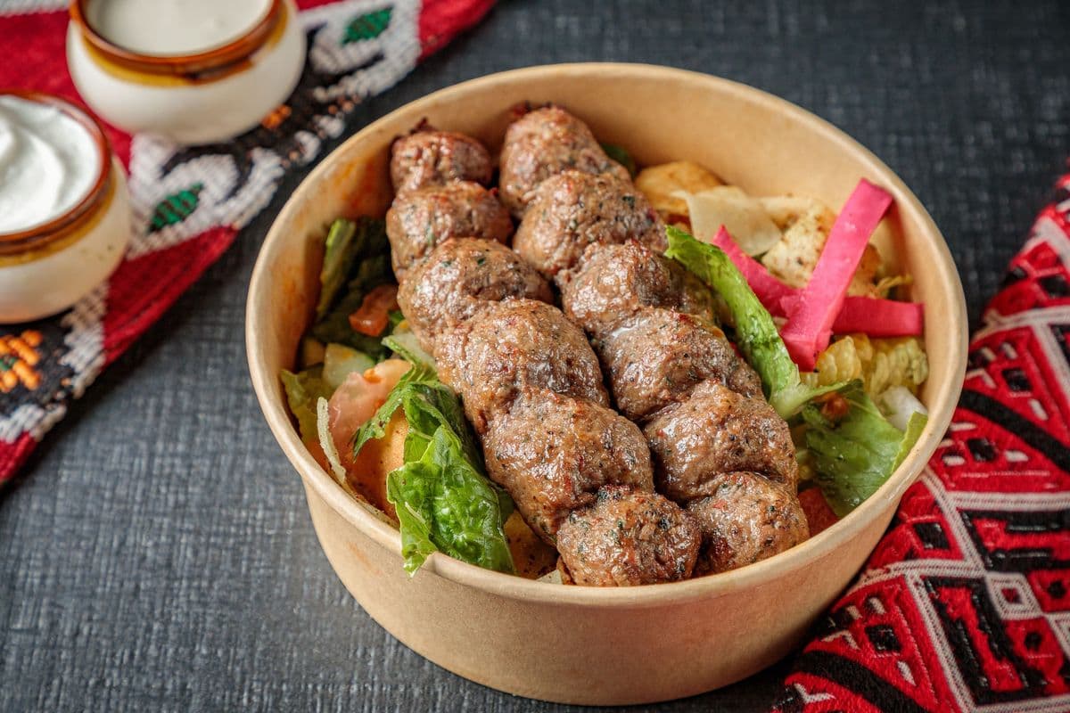 Beef Kabab Salad Bowl