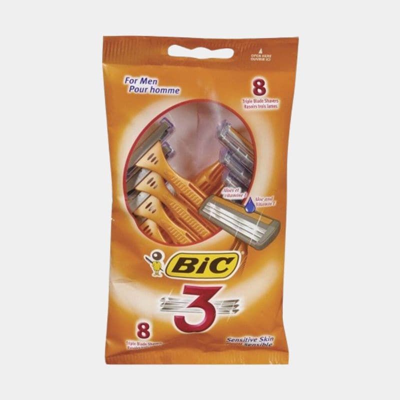 Bic Disposable Razors, Sensitive Skin (8 Pack)