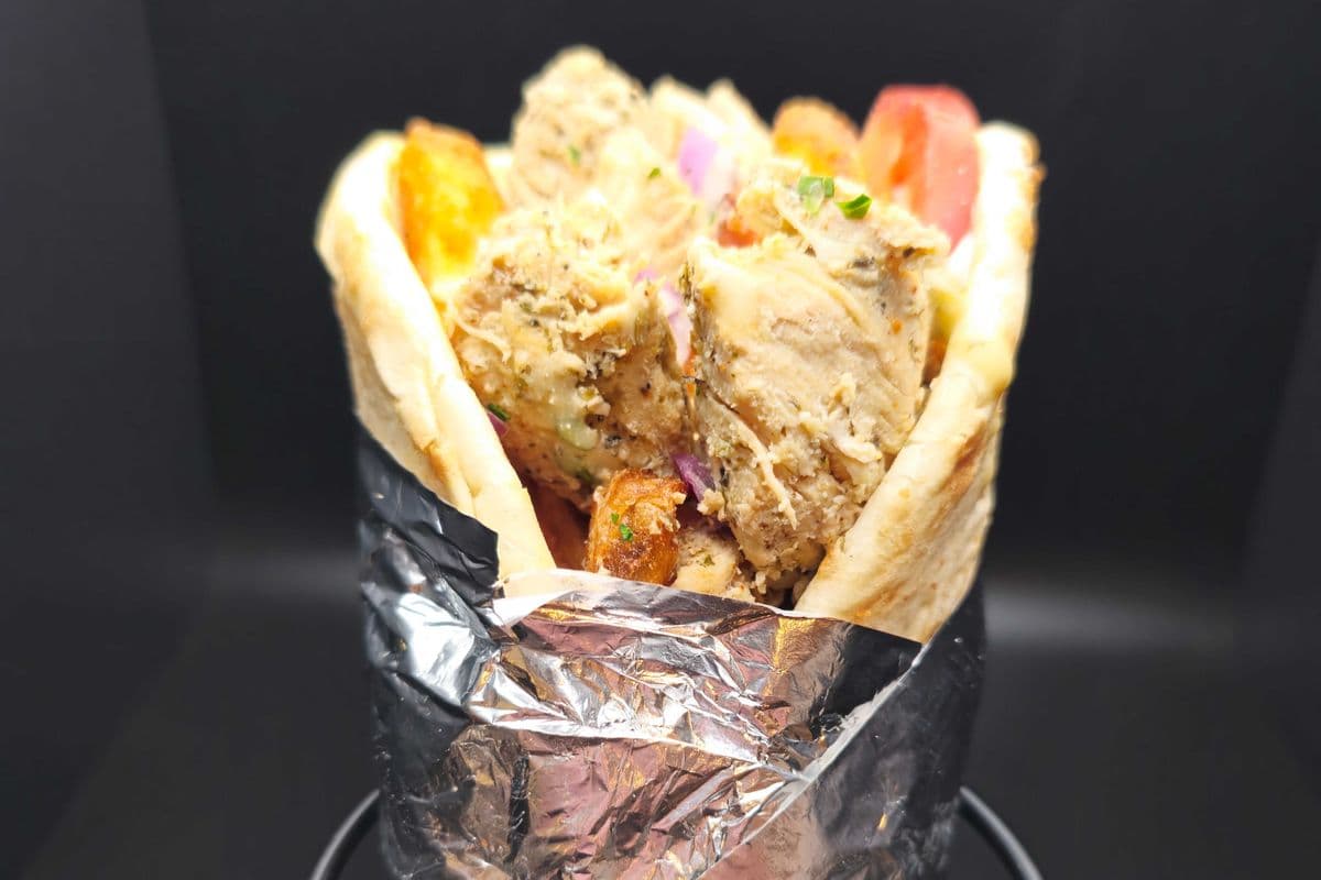 Chicken Souvlaki Wrap