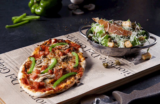 Duetto House Americana pizza / Duetto pizza Americana de la Maison