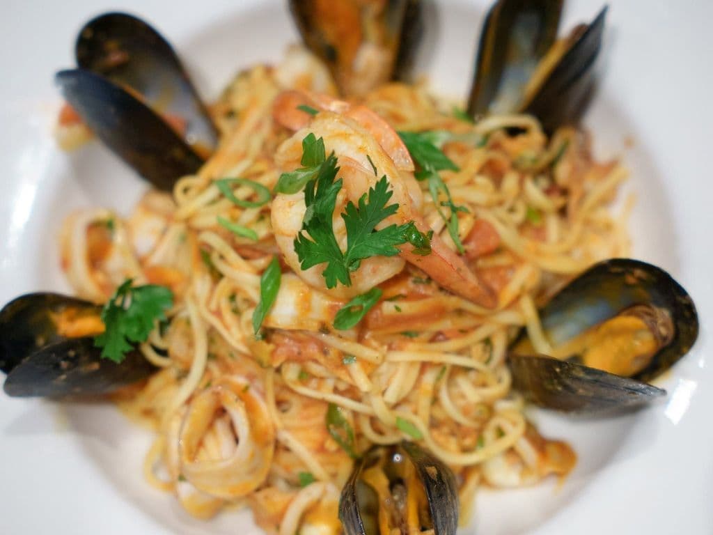 Linguine aux fruits de mer / Seafood Linguine
