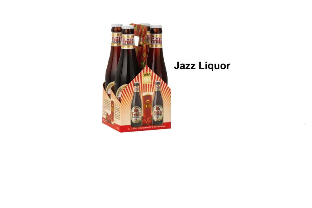 FRULI STRAWBERRY BEER 4 BOTTLES (1 x 4x330ML)