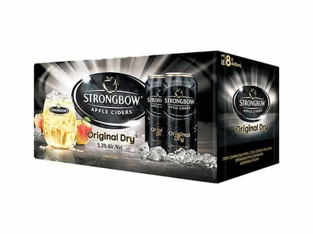 Strongbow Cider Tall Cans (440 ml x 8 ct)