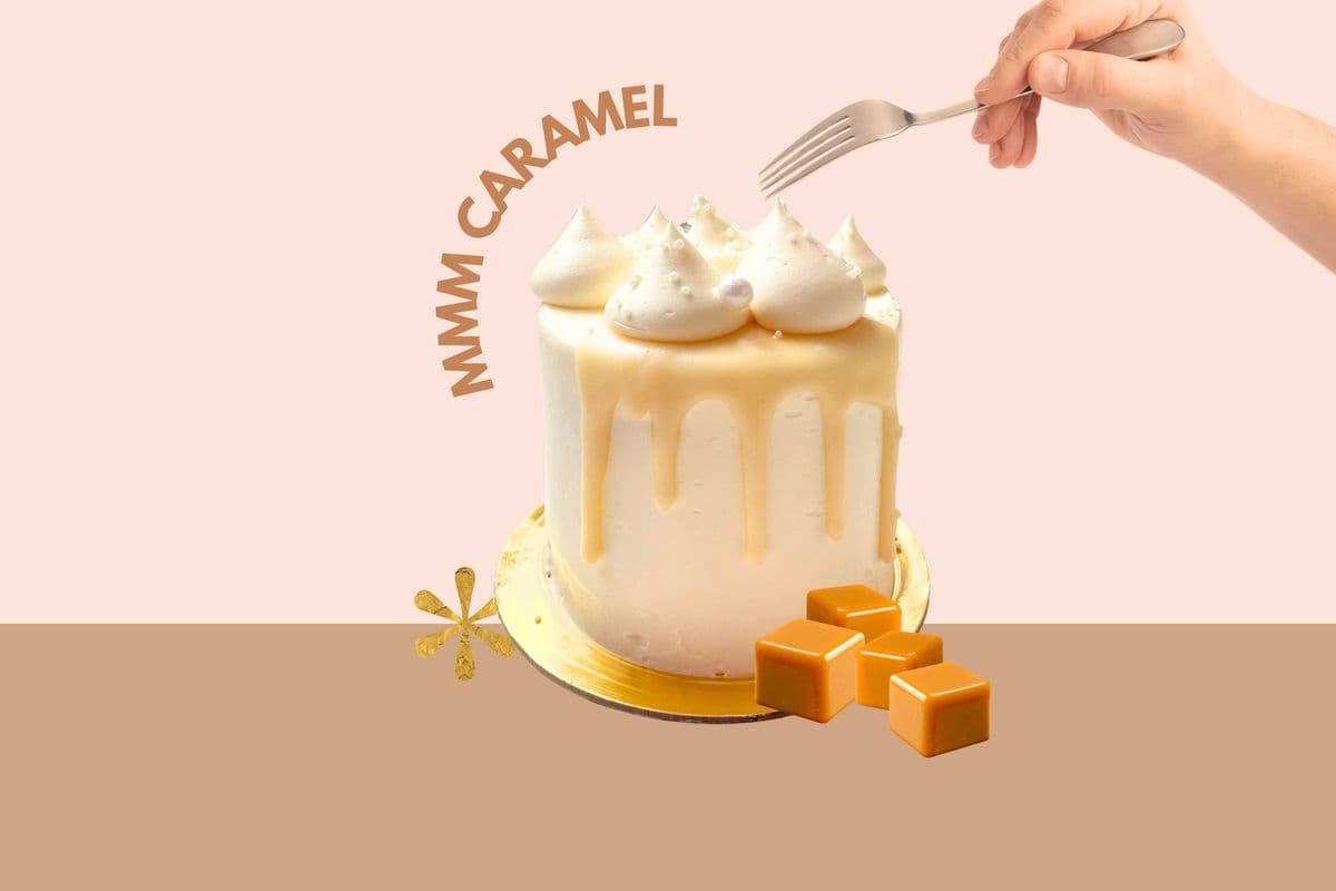 Mini Luxe Cake - Vanilla Caramel