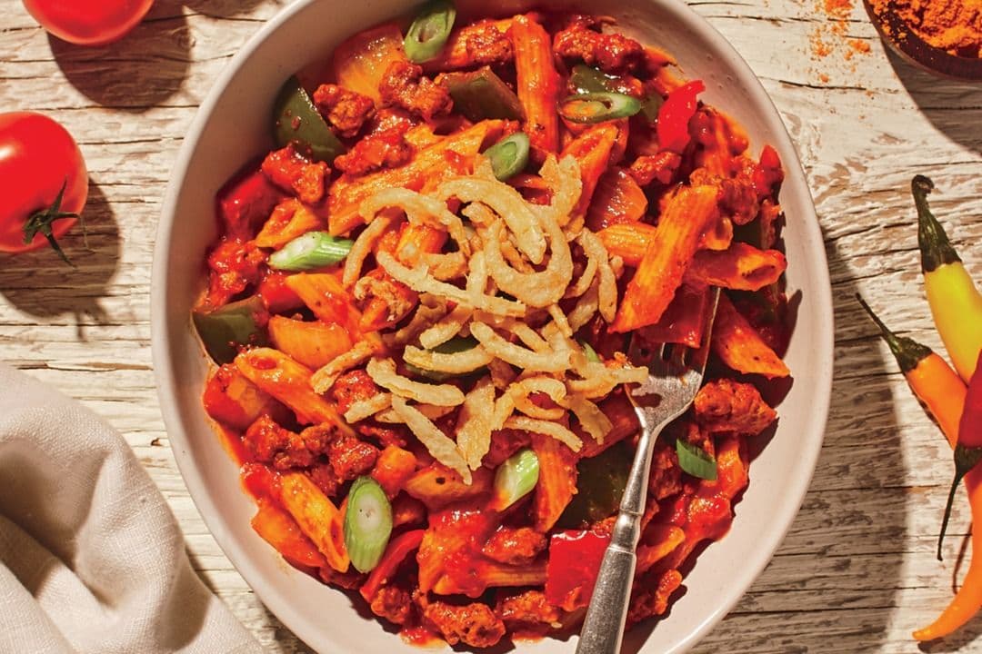Pennine chorizo épicé (modérée) / Spicy Chorizo Penne (Moderate)