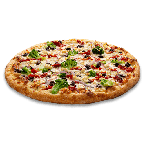 PIZZA PETITE MÉDITERRANÉENNE VÉGÉTARIENNE