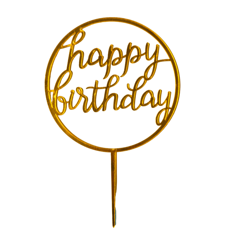 HAPPY BIRTHDAY TOPPER
