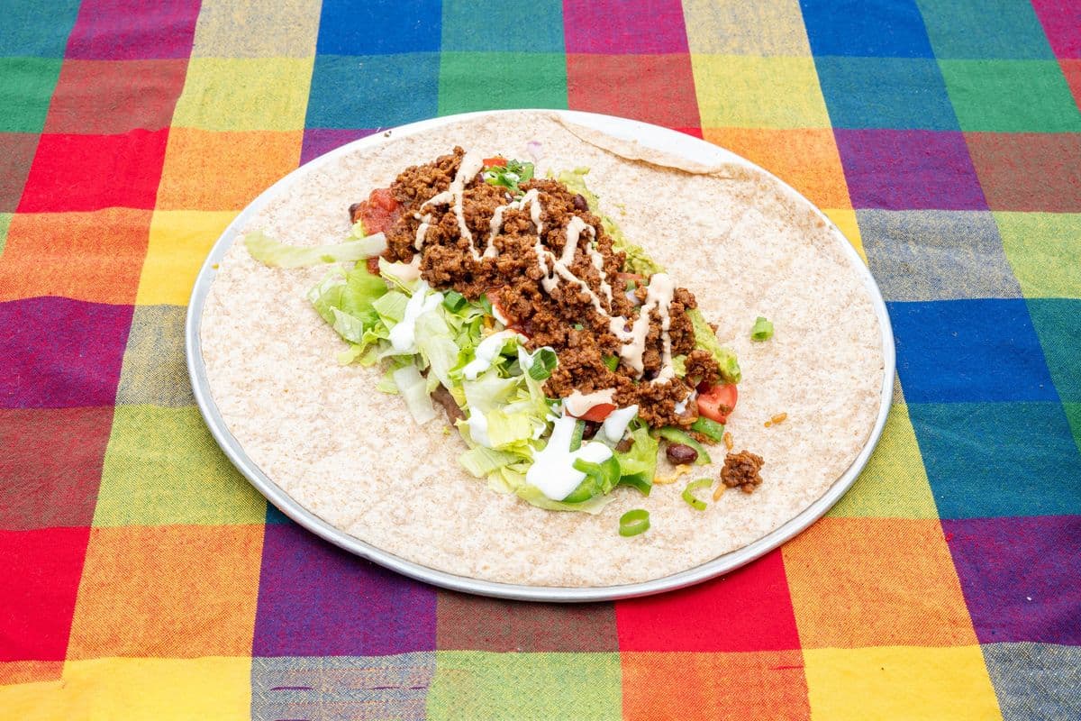 Vegetarian with Soya Mix Burrito