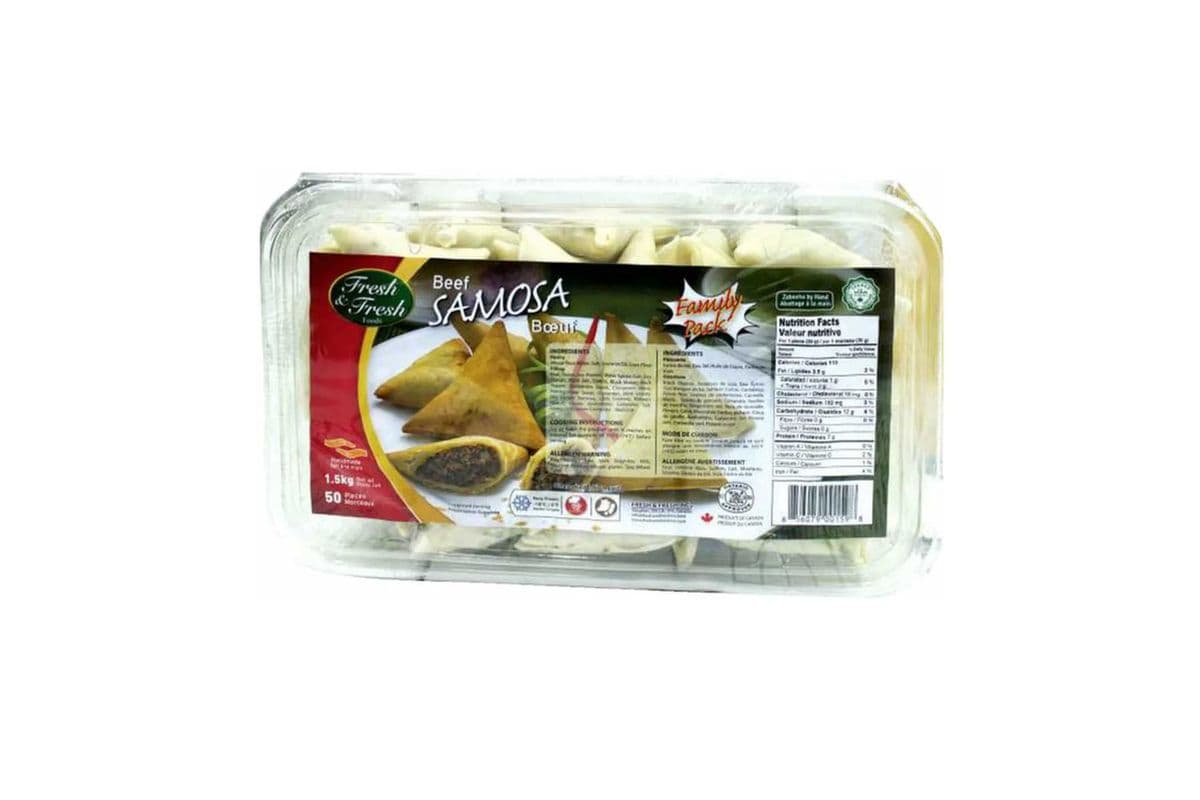 Fresh & Fresh Beef Samosa (50 pcs)