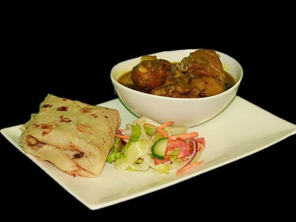 Chicken Curry with Roti