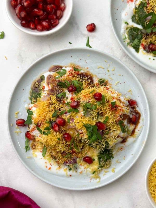 Aloo Tikki Chaat / Aloo Tikki Chaat