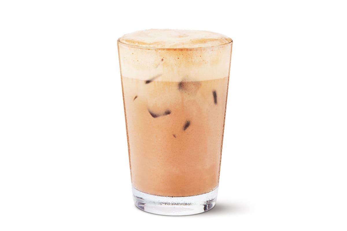 Large Caramel Churro Iced Latte