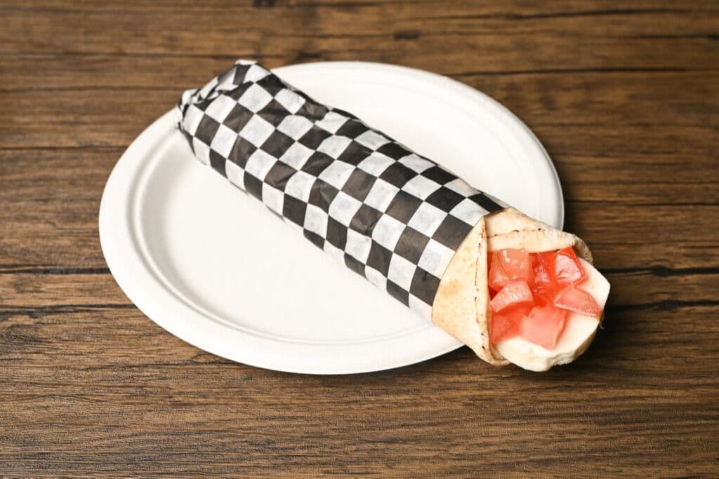 Sandwich fromage blanc avec roulé / White Cheese Sandwich with Wrap