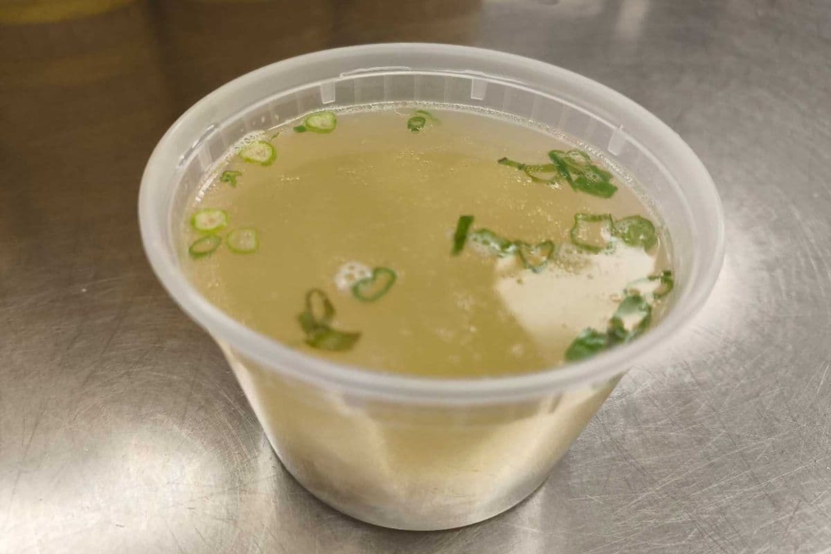 12. Consomme Soup (1 Person)