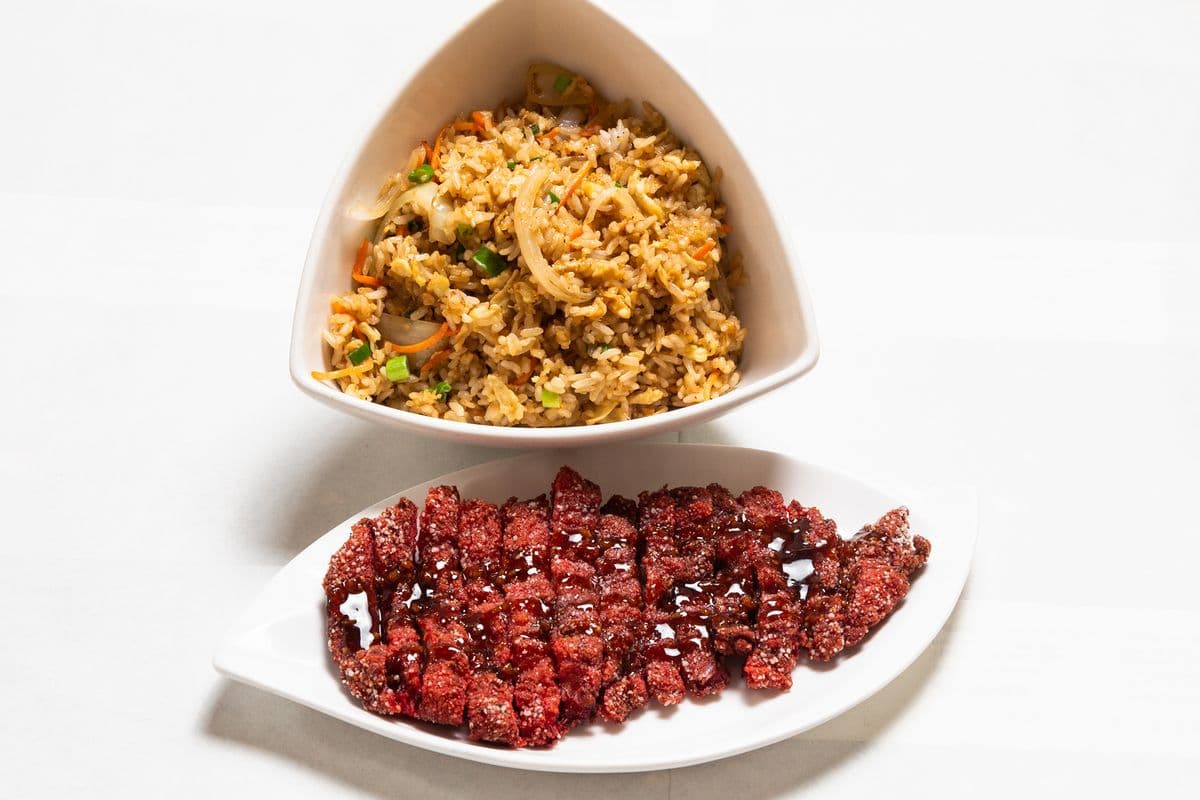 Fried Red Fermented Pork Fried Rice