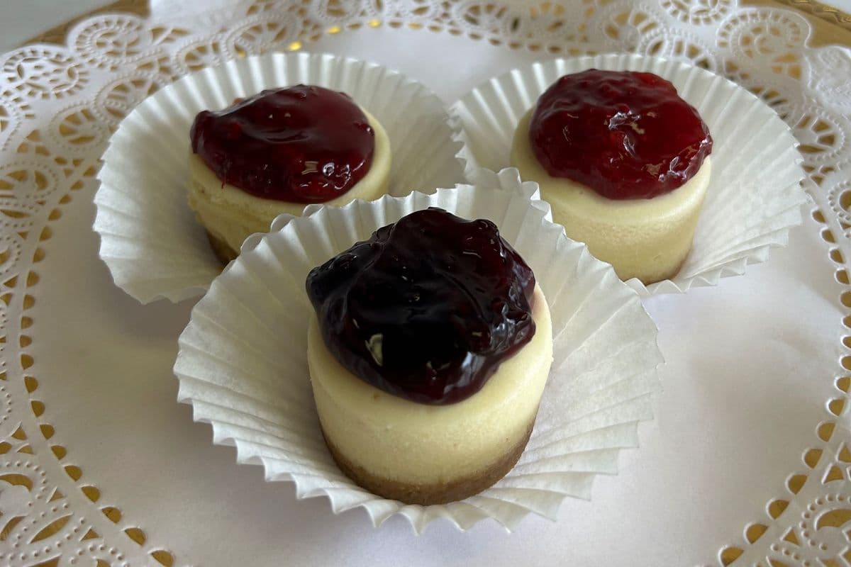Individual Raspberry Cheesecake 2"