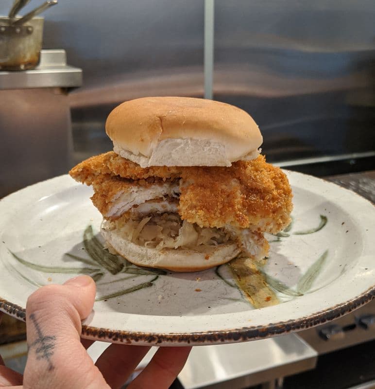 Schnitzel On A Bun