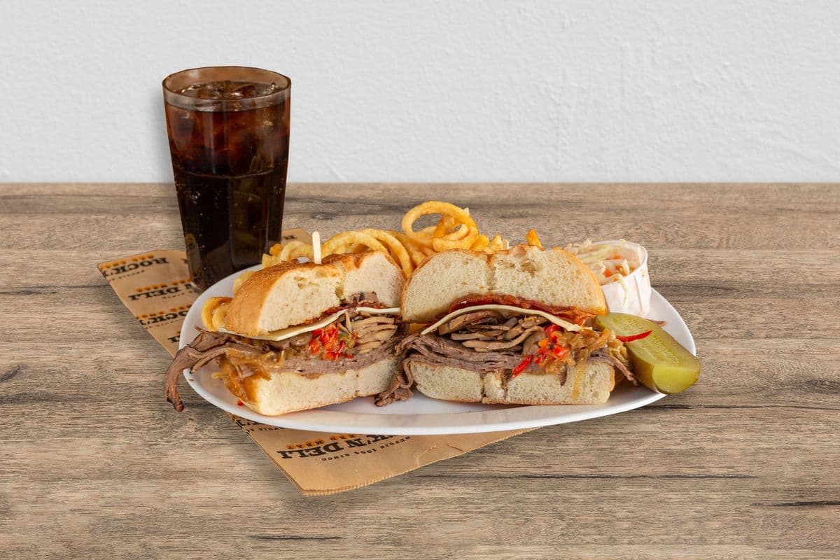 Roast Beef, Bacon, and Swiss Cheese Sandwich Trio