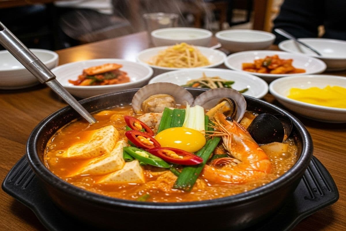 Seafood Tofu Stew / 해물순두부
